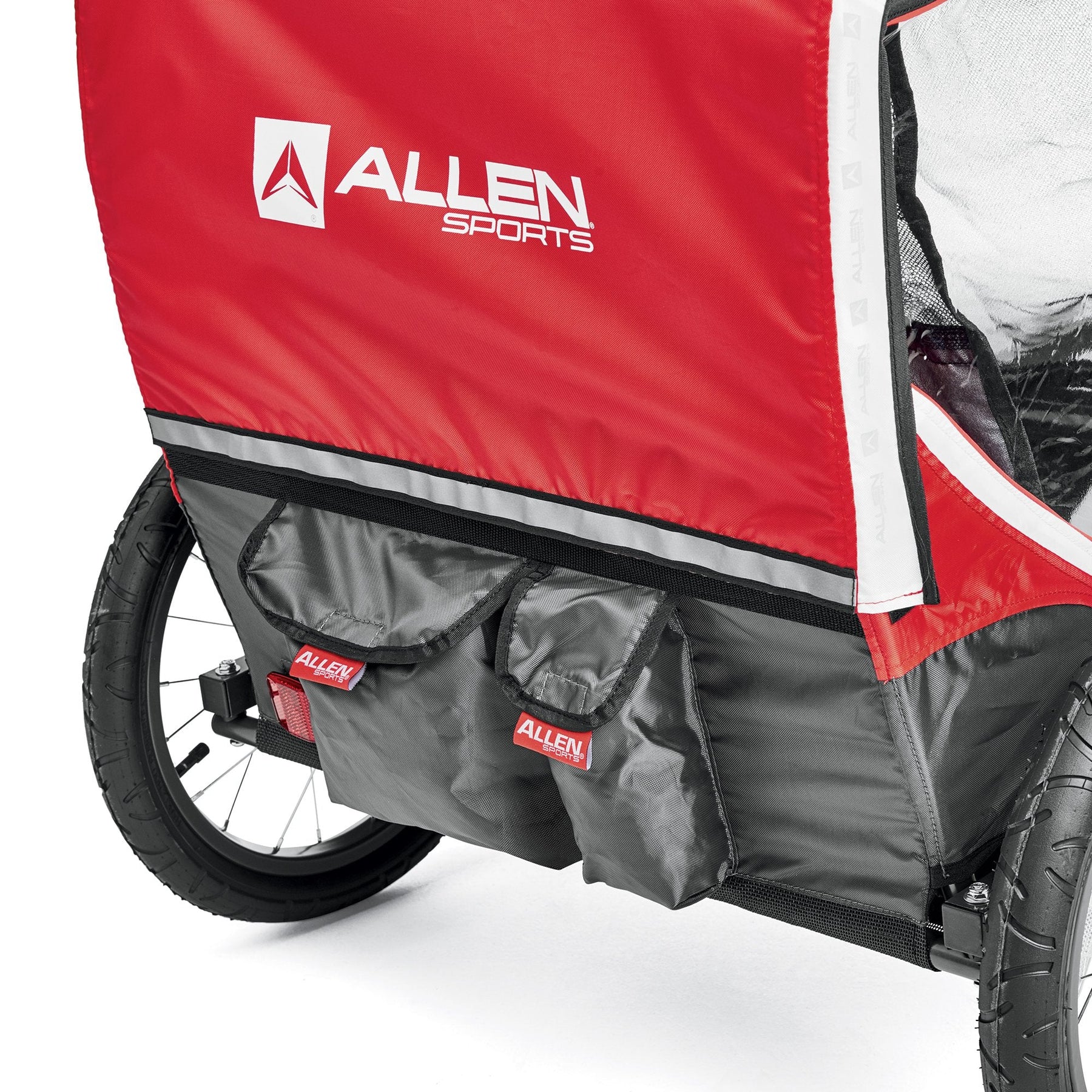Deluxe Kinder-Fahrradanhänger – Allen Europe